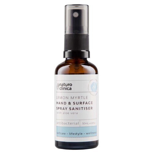 Lemon Myrtle Hand & Surface Spray Sanitiser 50mL