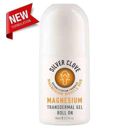 Silver Clove Magnesium Transdermal Gel Roll On - 80mL