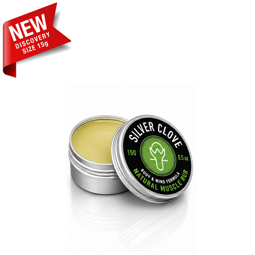 Silver Clove Body & Mind Natural Muscle Rub - Balm 15g