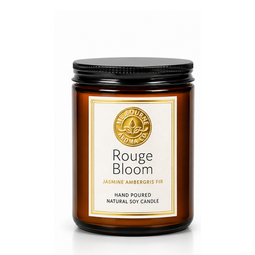 Rouge Bloom Hand Poured Natural Soy Candle