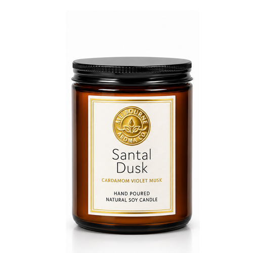 Santal Dusk Hand Poured Natural Soy Candle