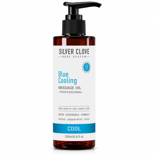 Silver Clove Blue Cooling Massage Oil - 200mL