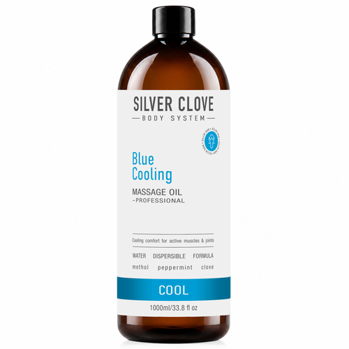 Silver Clove Blue Cooling Massage Oil - 1L