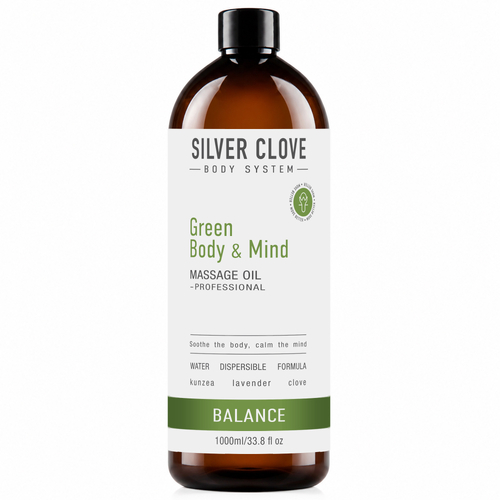 Silver Clove  Green Body & Mind Massage Oil - 1L