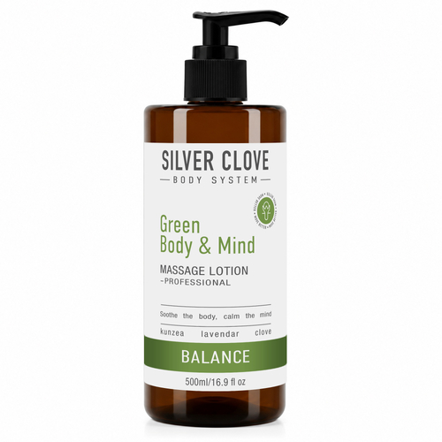 Silver Clove  Green Body & Mind Massage Lotion - 500mL