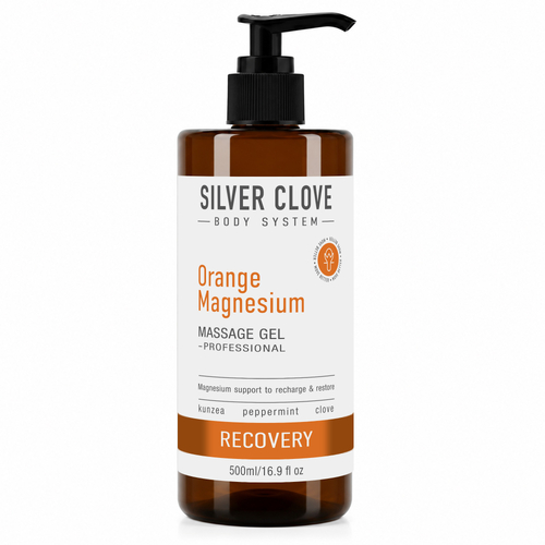 Silver Clove Orange Magnesium Massage Gel - 500mL