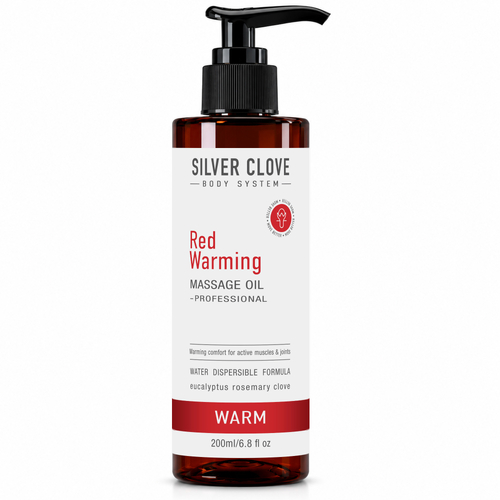 Silver Clove Red Warming Massage Oil - 200mL